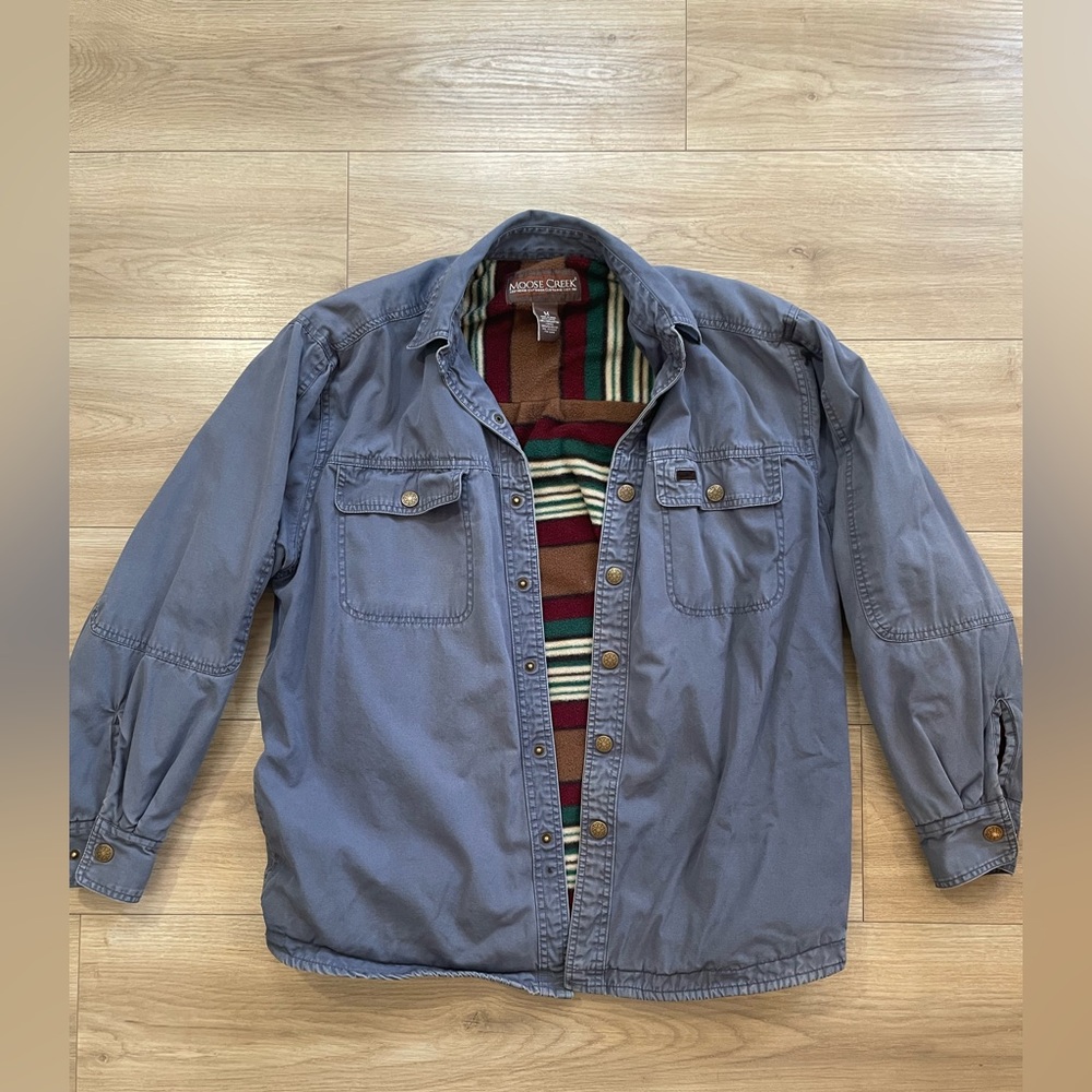 Men's Slate Blue Work Jacket